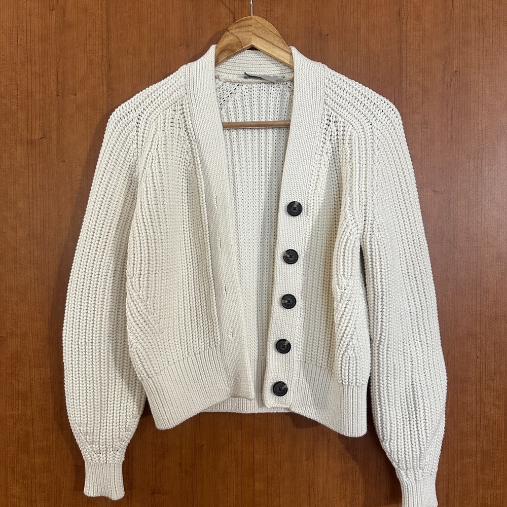 Everlane Chunky Knit Cardigan - XS